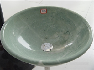 Bawang Hua Marble Sinks, Bawang Hua Green Marble Sinks