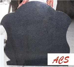 G654 Granite Gravestone,Headstone, G654 Black Granite Gravestone