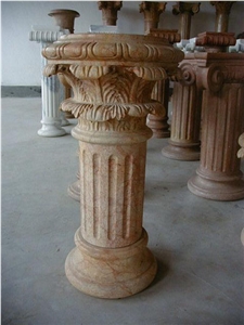 Pink Marble Column