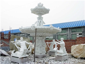 White Marble Fountain