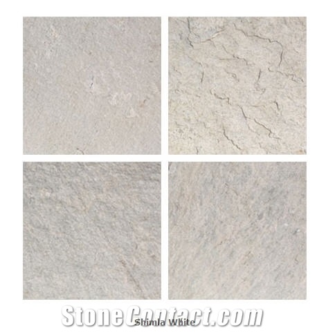 Himachal White Quartzite Tile