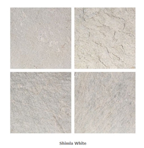 Himachal White Quartzite Tile