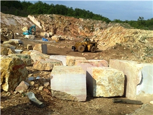 Red Marble Blocks