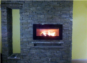 Black Sandstone Fireplace, Grey Sandstone Fireplace