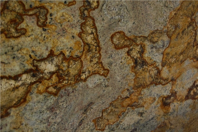 Espirito Santos Granite Tile, Brazil Yellow Granite