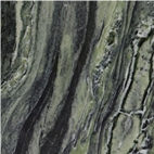 Dark Piney Green Marble Tile