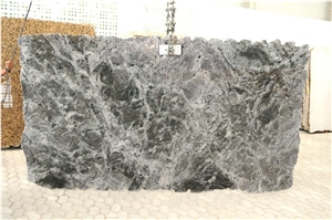 Royal Segovia Granite Slab, Brazil Black Granite