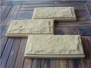 China Beige Sandstone Bull-Nosed Pool Coping Deck Pavers