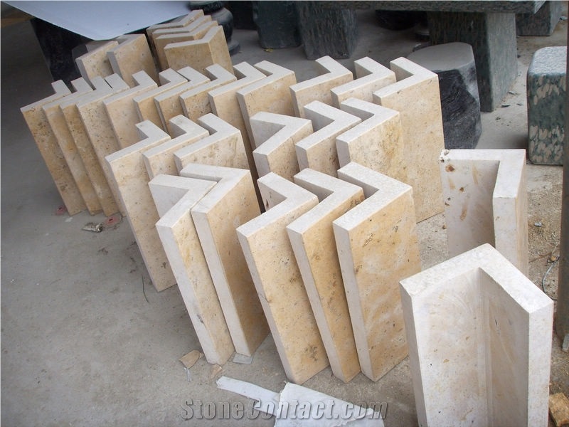China Yellow Limestone Trumbled Tiles,China Jura Beige Limestone for Building Project Wall Cladding
