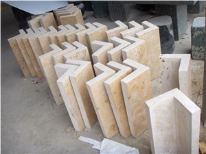 China Yellow Limestone Trumbled Tiles,China Jura Beige Limestone for Building Project Wall Cladding