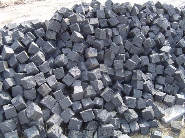 G654 Cube Stone, G654 Black Granite Cube Stone