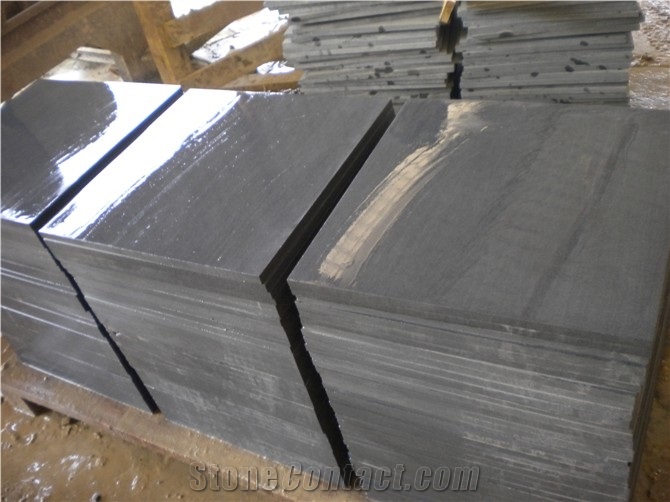 Wooden Grey Sandstone Slabs & Tiles