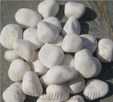 White Marble River Stone,Pebble Stone
