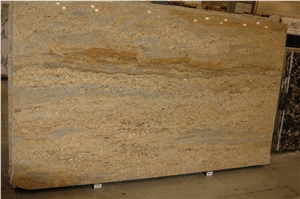 KASHMIR GOLD GRANITE SLAB, India Yellow Granite