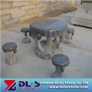 Granite Table and Bench