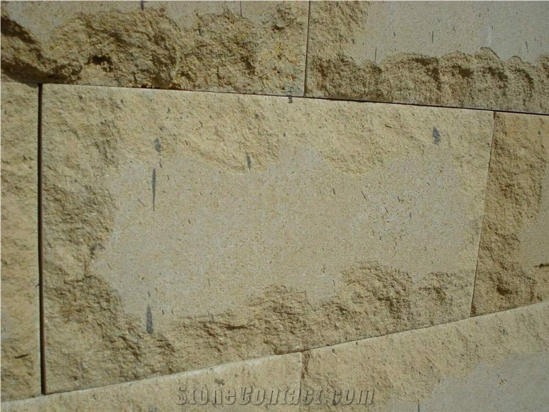 Yellow Sandstone Mushroom Stone, Wall Cladding