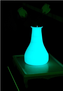Luminous Flower Vase Made Of Acrylic Solid Surface