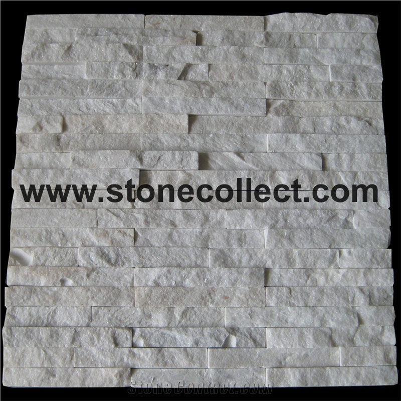 White Quartzite Tiles for Wall Cladding (ABP035)