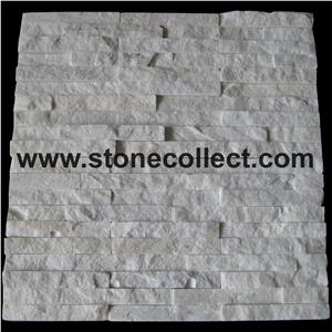 White Quartzite Tiles for Wall Cladding (ABP035)