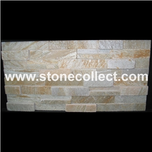 Yellow Quartzite Tile for Wall Cladding AB014