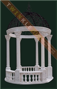 Stone Gazebo, White Marble Gazebo