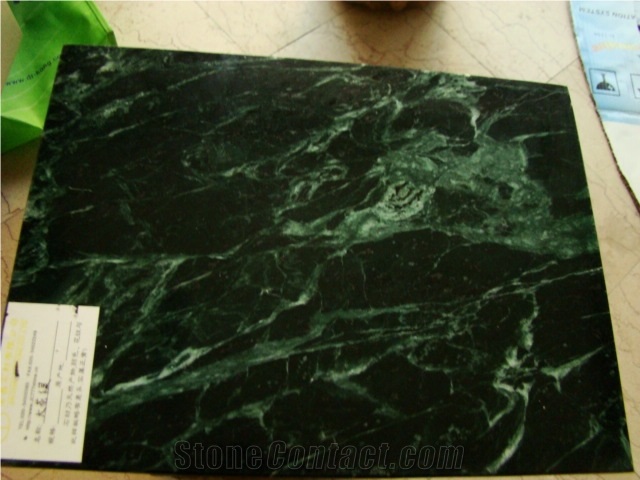 Big Flower Green Marble, China Green Marble Slabs & Tiles