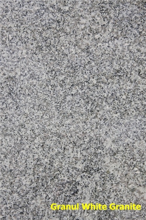 Granul White Granite Tiles & Slabs, White Granite Iran Tiles & Slabs