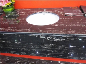Silver Dragon Marble Slabs & Tiles, China Black Marble