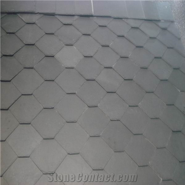 Grey Slate Roof Tile