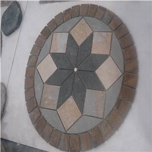 Slate Mosaic Medallion, Slate Pattern