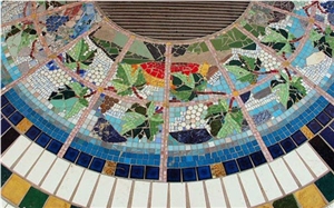 Limestone Mosaic&Glass Mosaic