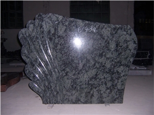 China Green Granite Tombstone, Gravestone, Headstone