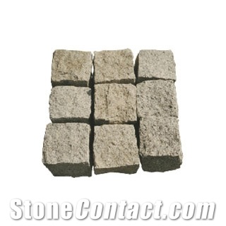 Granite Cube Stone, Grey Granite, Paving Stone