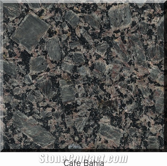 Cafe Bahia Granite Slabs & Tiles, Brazil Brown Granite