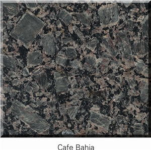 Cafe Bahia Granite Slabs & Tiles, Brazil Brown Granite
