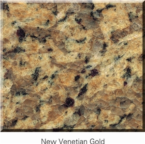 New Venetian Gold Granite Slabs & Tiles, Brazil Yellow Granite