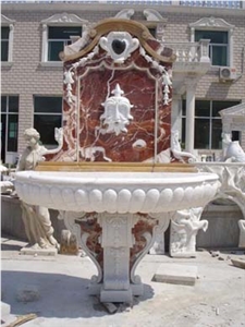 Red Marble Fountain MP030
