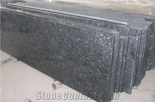 Black Galaxy Granite Polished Middle Size Slabs