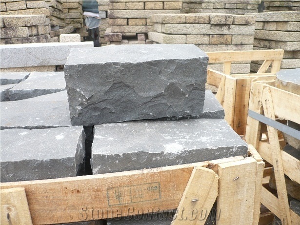 Vietnam Grey Basalt Kerbstones, kerb stones