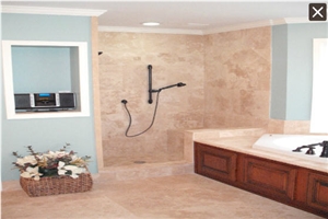 Classic Travertine Bathroom Remodeling,shower, Beige Travertine Bath Design