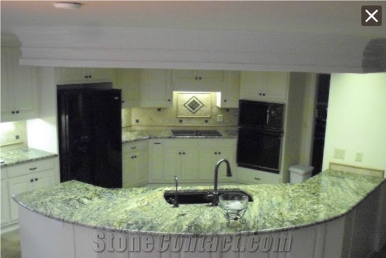 Verde San Francisco Green Granite Kitchen Top From United States