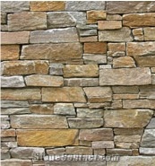 Cement Wall Stone, Yellow Slate Wall Stone