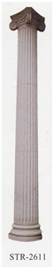 China Granite Carving Column Base, Beige Granite Column Base