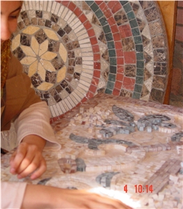 Marble Mosaic Medallions