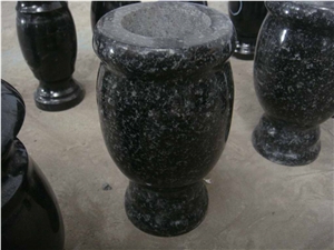 Binzhou Black Granite Urn,Vase