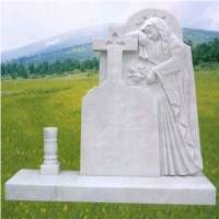 China White Marble Tombstone