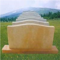 Yellow Marble Tombstone