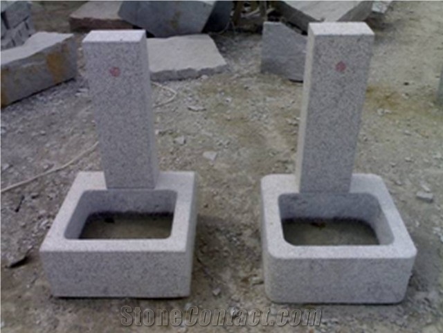 G603 Pineapple Water Feature, G603 White Granite Water Features