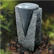 G654 Granite, China Black Water Fountain, Fujian Black Granite Fountain