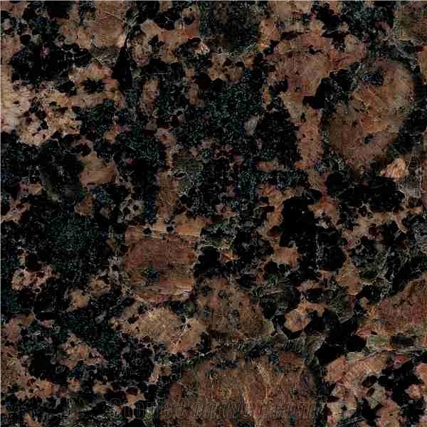 Sapphire Brown Granite Tiles, India Brown Granite